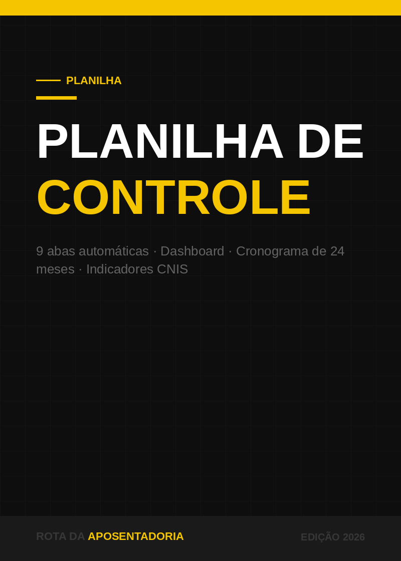 Planilha de Controle
